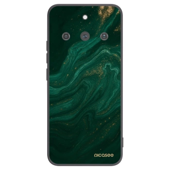 Picasee silikónový čierny obal pre Realme 11 Pro+ - Green