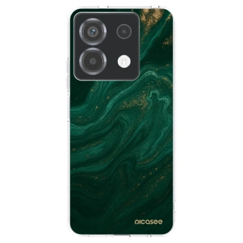 Picasee silikónový prehľadný obal pre Xiaomi Poco X6 - Green