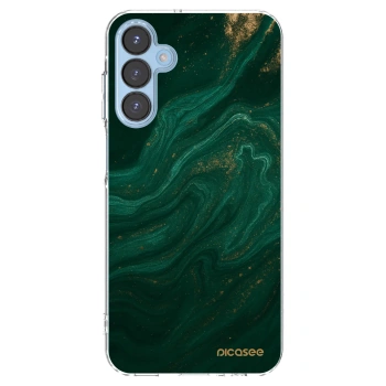 Picasee silikónový prehľadný obal pre Samsung Galaxy A15 A156B 5G - Green