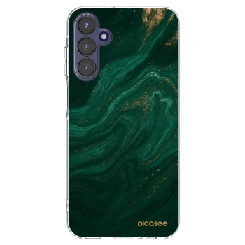Picasee silikónový prehľadný obal pre Samsung Galaxy A15 A155F 4G - Green