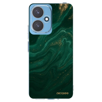 Picasee silikónový prehľadný obal pre Xiaomi Redmi 13C 5G - Green