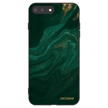 Picasee silikónový čierny obal pre Apple iPhone 8 Plus - Green