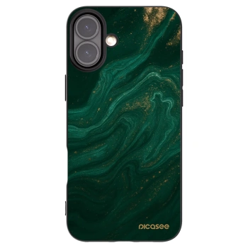 Picasee silikónový čierny obal pre Apple iPhone 16 Plus - Green