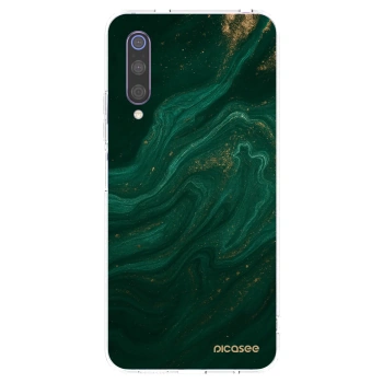 Picasee silikónový prehľadný obal pre Xiaomi Mi 9 - Green