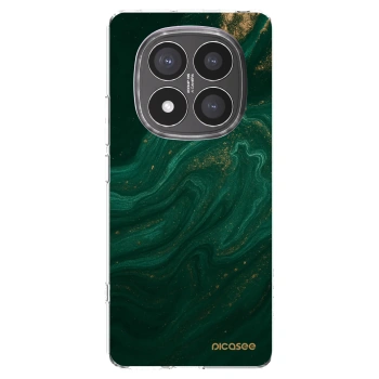 Picasee silikónový prehľadný obal pre Xiaomi Redmi Note 14 Pro+ 5G - Green
