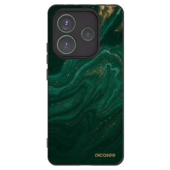 Picasee silikónový čierny obal pre Xiaomi Redmi Note 14 5G - Green