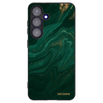 Picasee silikónový čierny obal pre Samsung Galaxy S25 5G - Green
