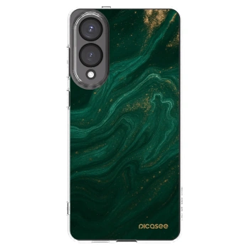 Picasee silikónový prehľadný obal pre Samsung Galaxy S25 Edge 5G - Green