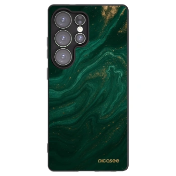 Picasee silikónový čierny obal pre Samsung Galaxy S25 Ultra 5G - Green