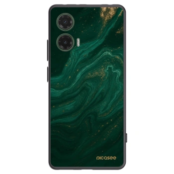 Picasee silikónový čierny obal pre Motorola Moto G35 5G - Green