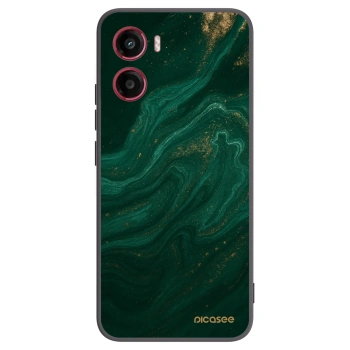 Picasee silikónový čierny obal pre Motorola Moto G05 - Green