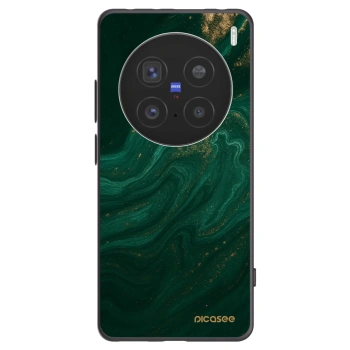 Picasee silikónový čierny obal pre Vivo X200 Pro - Green