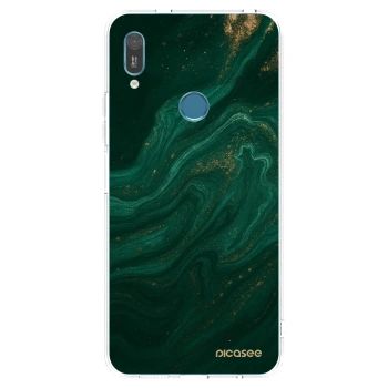 Picasee silikónový prehľadný obal pre Huawei Y6 2019 - Green