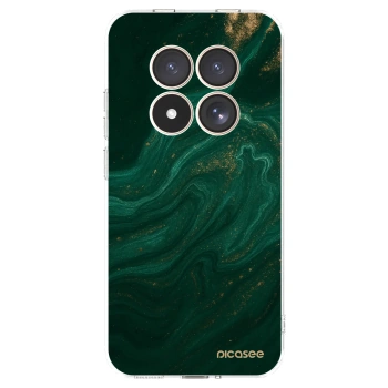 Picasee silikónový prehľadný obal pre Xiaomi Redmi Note 15 Pro 4G - Green