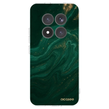 Picasee silikónový prehľadný obal pre Xiaomi Redmi Note 15 Pro+ - Green
