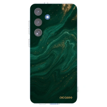 Picasee silikónový prehľadný obal pre Samsung Galaxy S25 FE 5G - Green