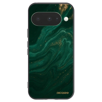 Picasee silikónový čierny obal pre Google Pixel 10 - Green