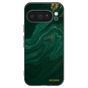 Picasee silikónový čierny obal pre Google Pixel 10 Pro - Green