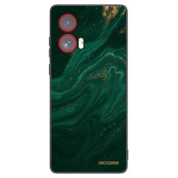 Picasee silikónový čierny obal pre Motorola Edge 50 Fusion - Green