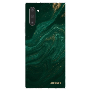 Picasee silikónový prehľadný obal pre Samsung Galaxy Note 10 N970F - Green