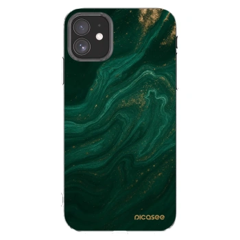 Picasee silikónový prehľadný obal pre Apple iPhone 11 - Green