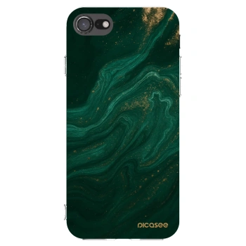 Picasee silikónový prehľadný obal pre Apple iPhone 8 - Green