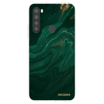 Picasee silikónový prehľadný obal pre Xiaomi Redmi Note 8 - Green