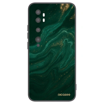 Picasee silikónový čierny obal pre Xiaomi Mi Note 10 (Pro) - Green