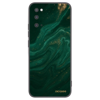 Picasee silikónový čierny obal pre Samsung Galaxy S20 G980F - Green