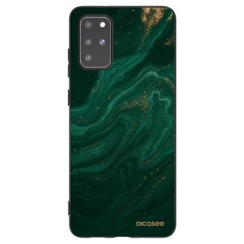 Picasee silikónový čierny obal pre Samsung Galaxy S20+ G985F - Green
