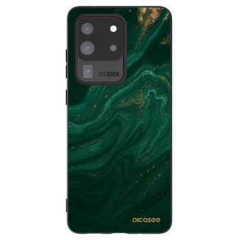 Picasee silikónový čierny obal pre Samsung Galaxy S20 Ultra 5G G988F - Green