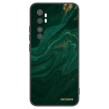 Picasee silikónový čierny obal pre Xiaomi Mi Note 10 Lite - Green