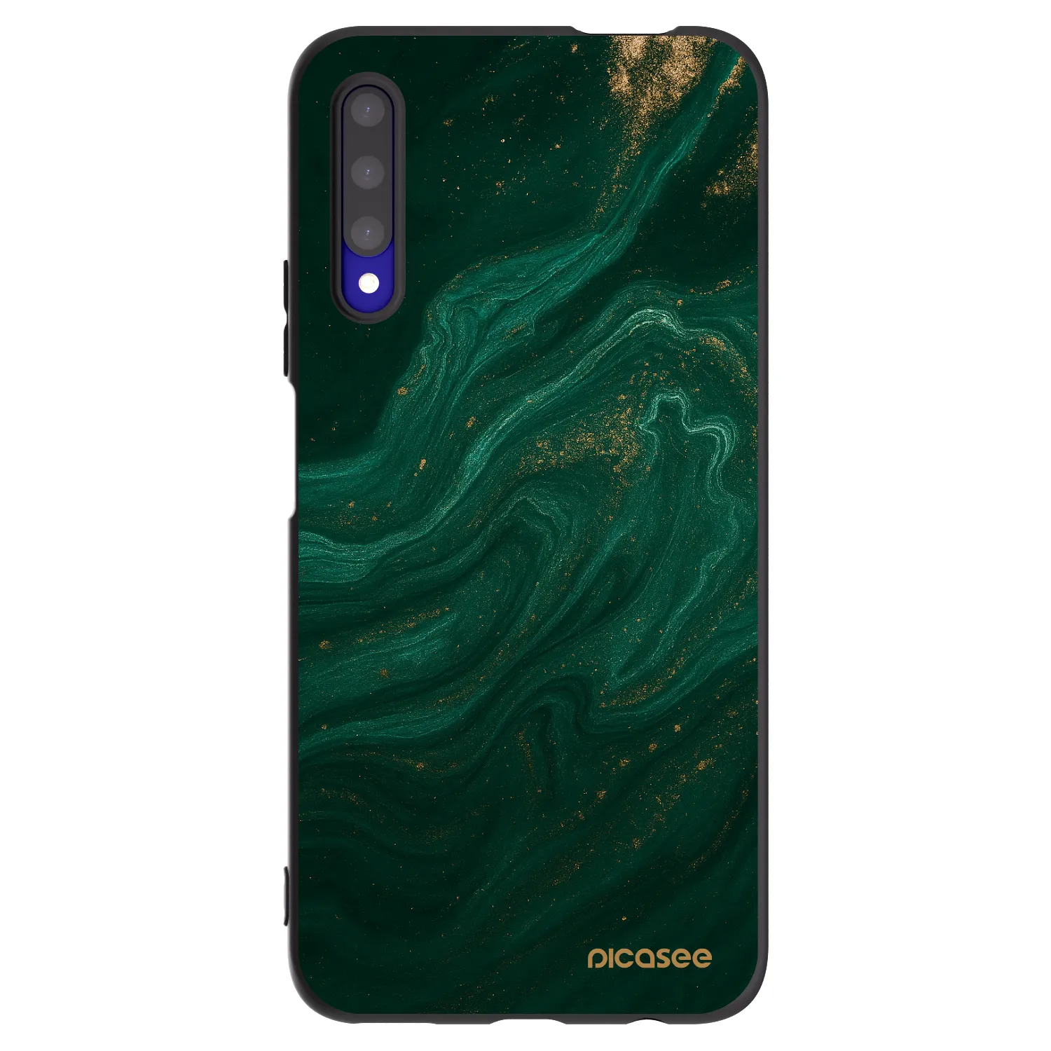 Picasee silikónový čierny obal pre Honor 9X Pro - Green