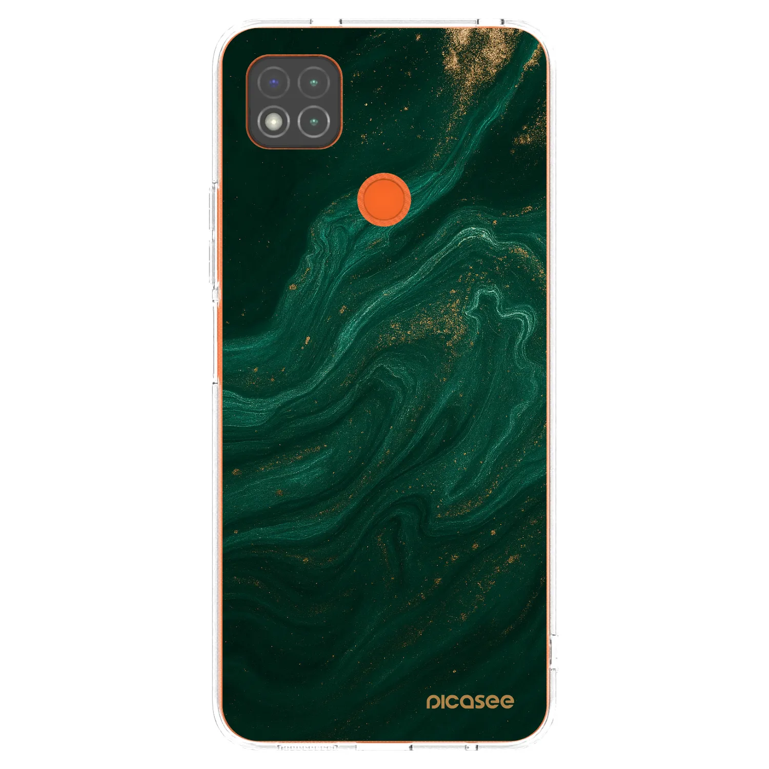 Picasee silikónový prehľadný obal pre Xiaomi Redmi 9C - Green