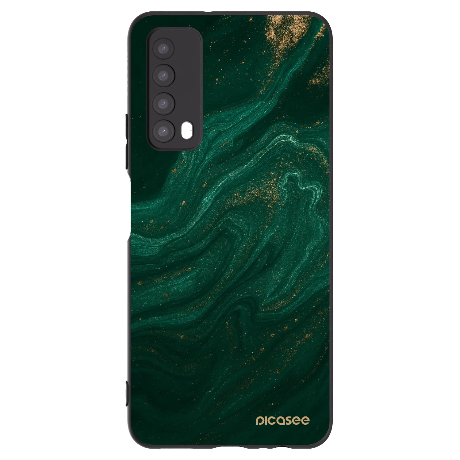 Picasee silikónový čierny obal pre Huawei P Smart 2021 - Green