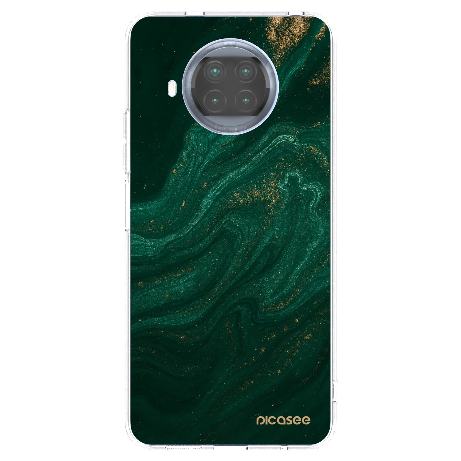 Picasee silikónový prehľadný obal pre Xiaomi Mi 10T Lite - Green