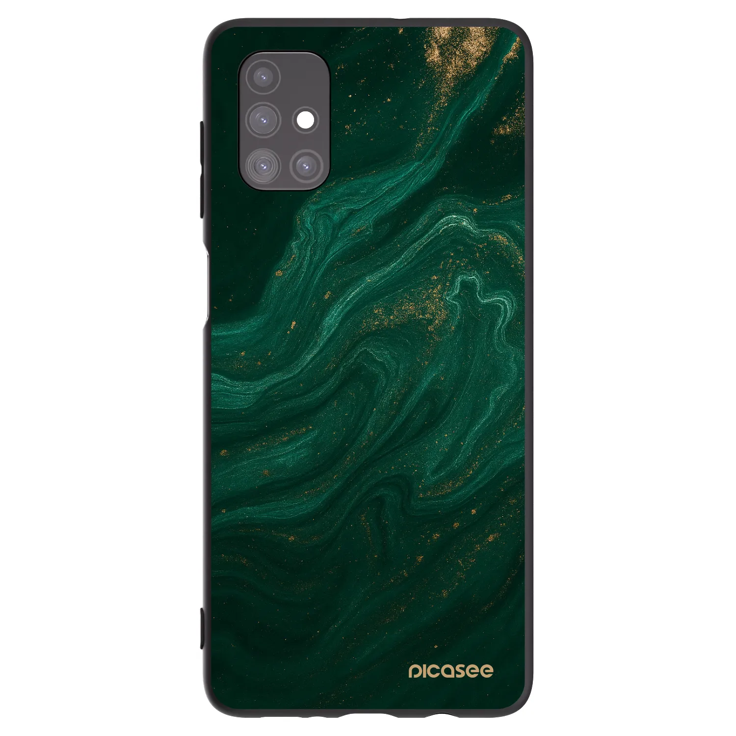 Picasee silikónový čierny obal pre Samsung Galaxy M51 M515F - Green