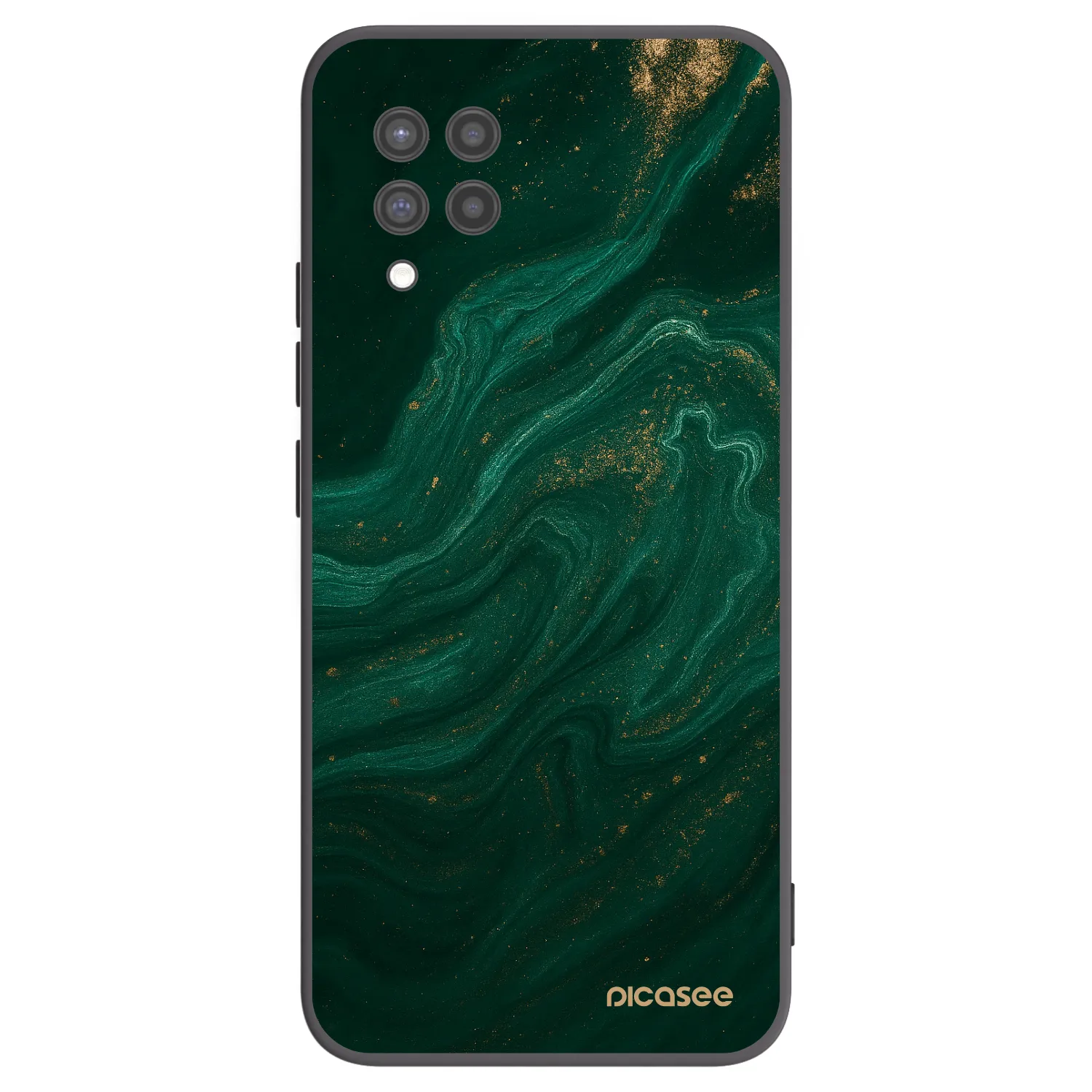 Picasee silikónový čierny obal pre Samsung Galaxy A42 A426B - Green