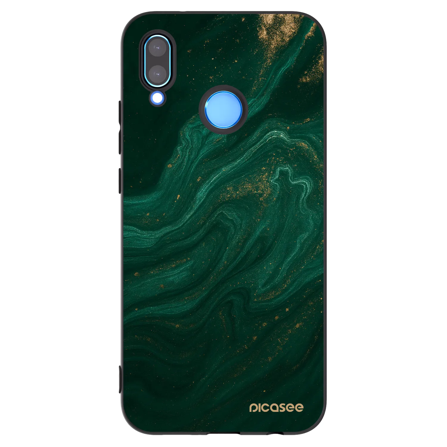 Picasee silikónový čierny obal pre Huawei P20 Lite - Green