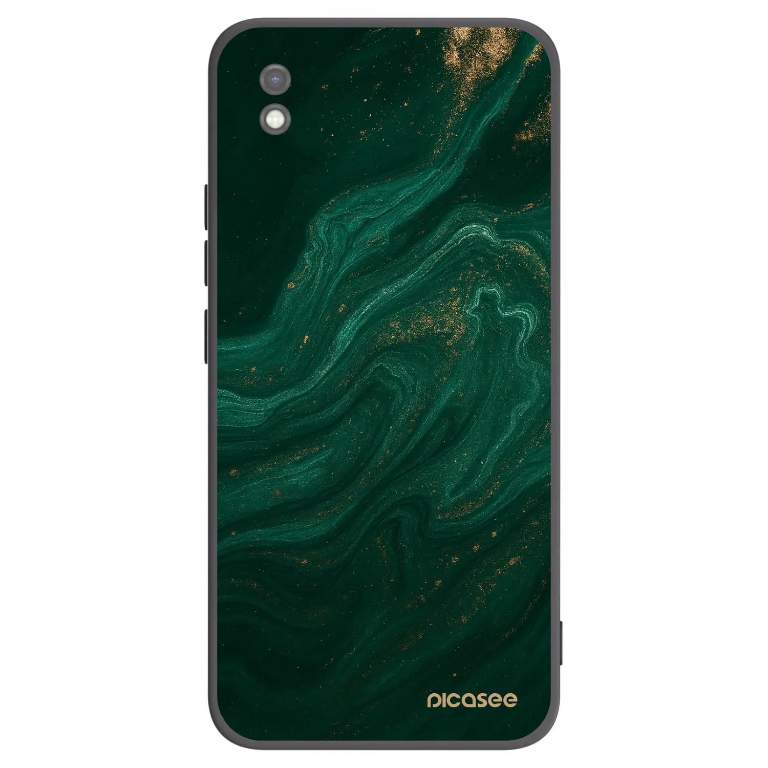 Picasee silikónový čierny obal pre Xiaomi Redmi 9AT - Green