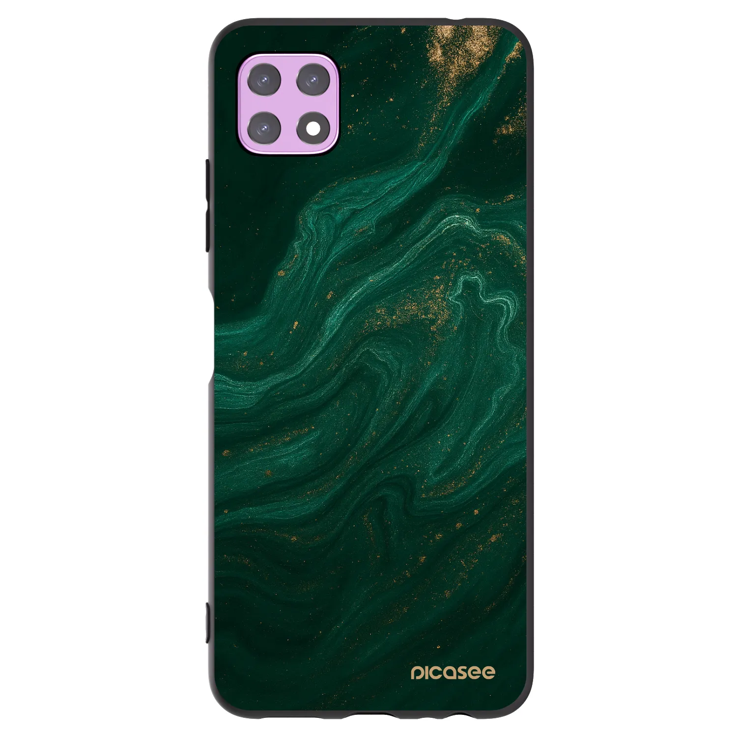 Picasee silikónový čierny obal pre Samsung Galaxy A22 A226B 5G - Green