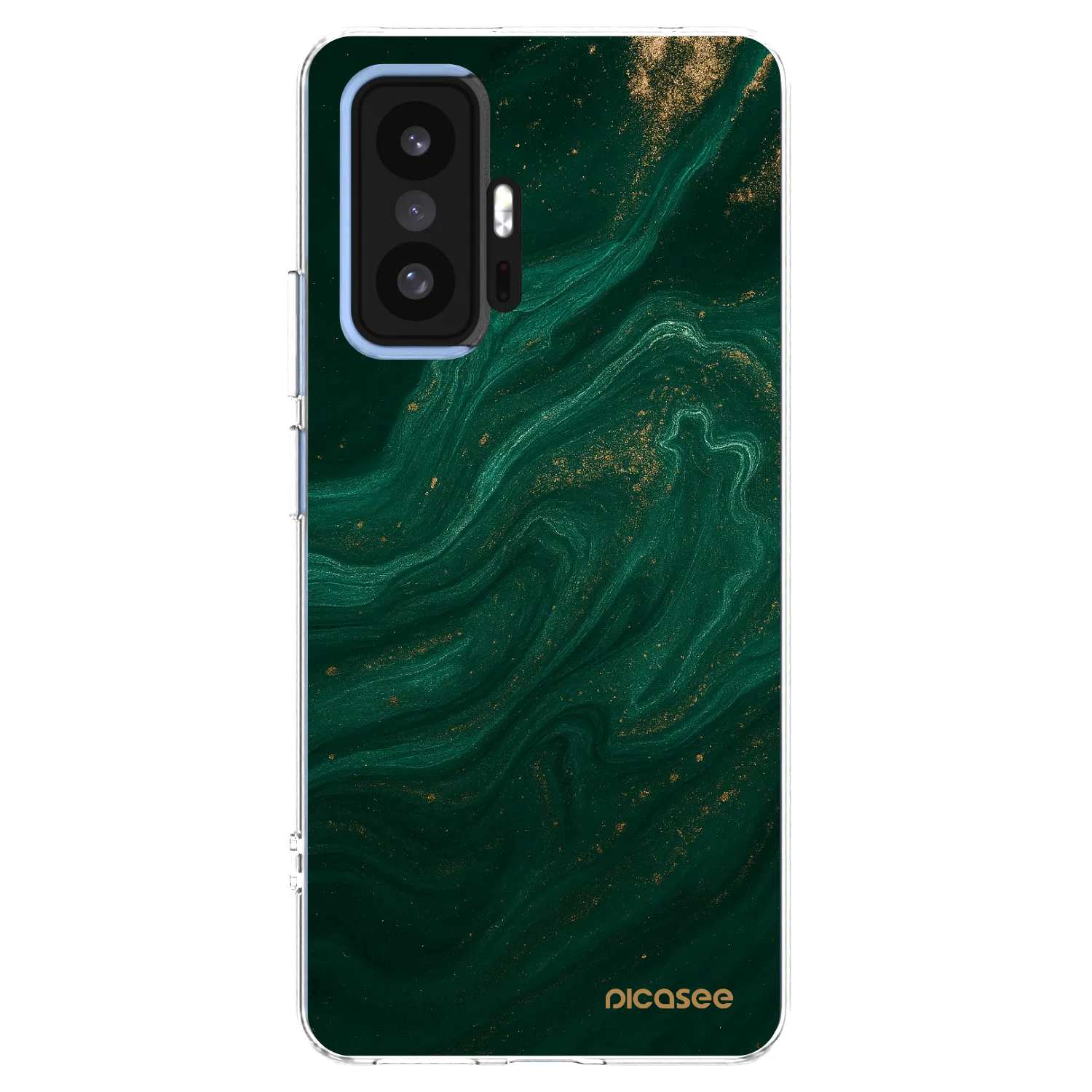 Picasee silikónový prehľadný obal pre Xiaomi 11T - Green