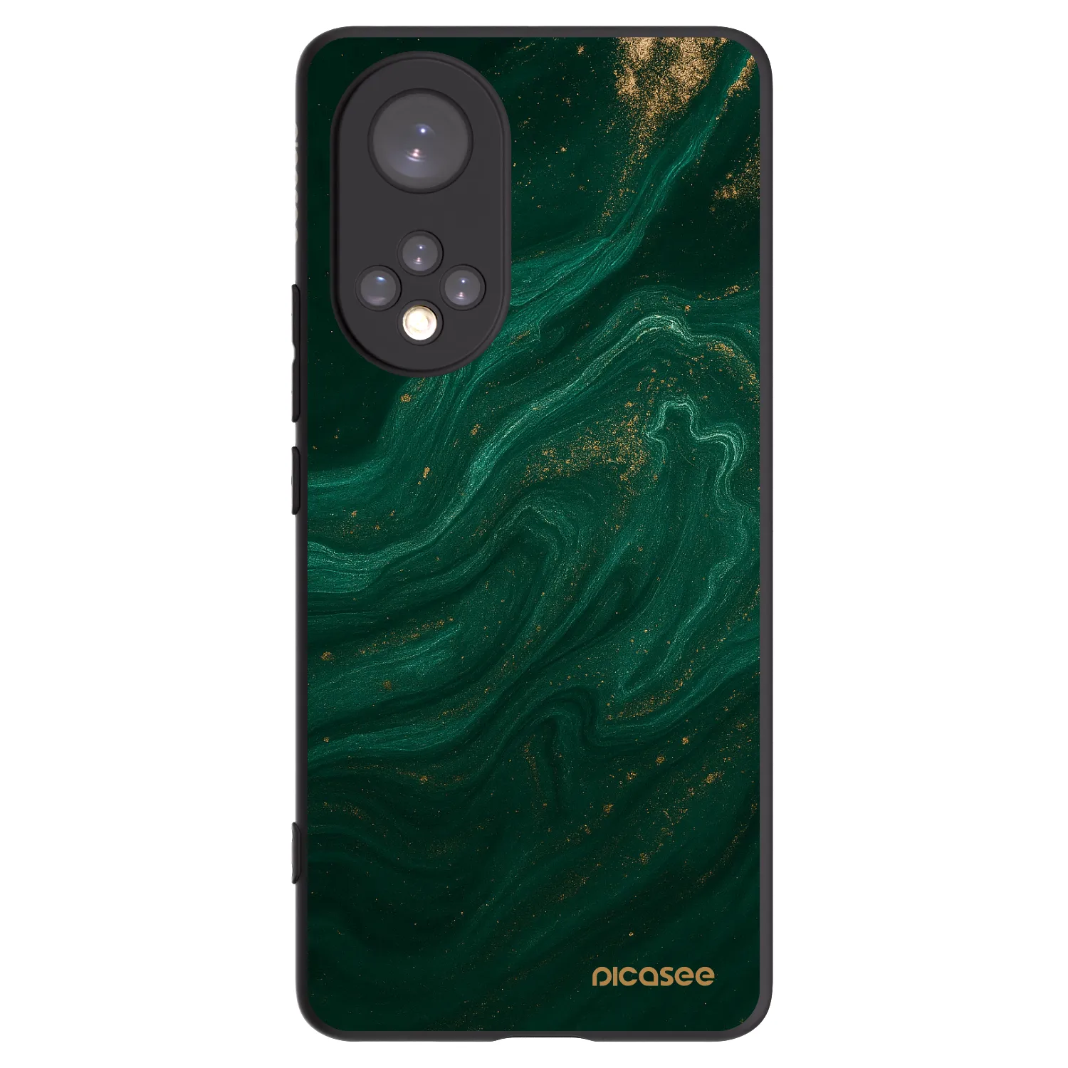 Picasee silikónový čierny obal pre Honor 50 5G - Green