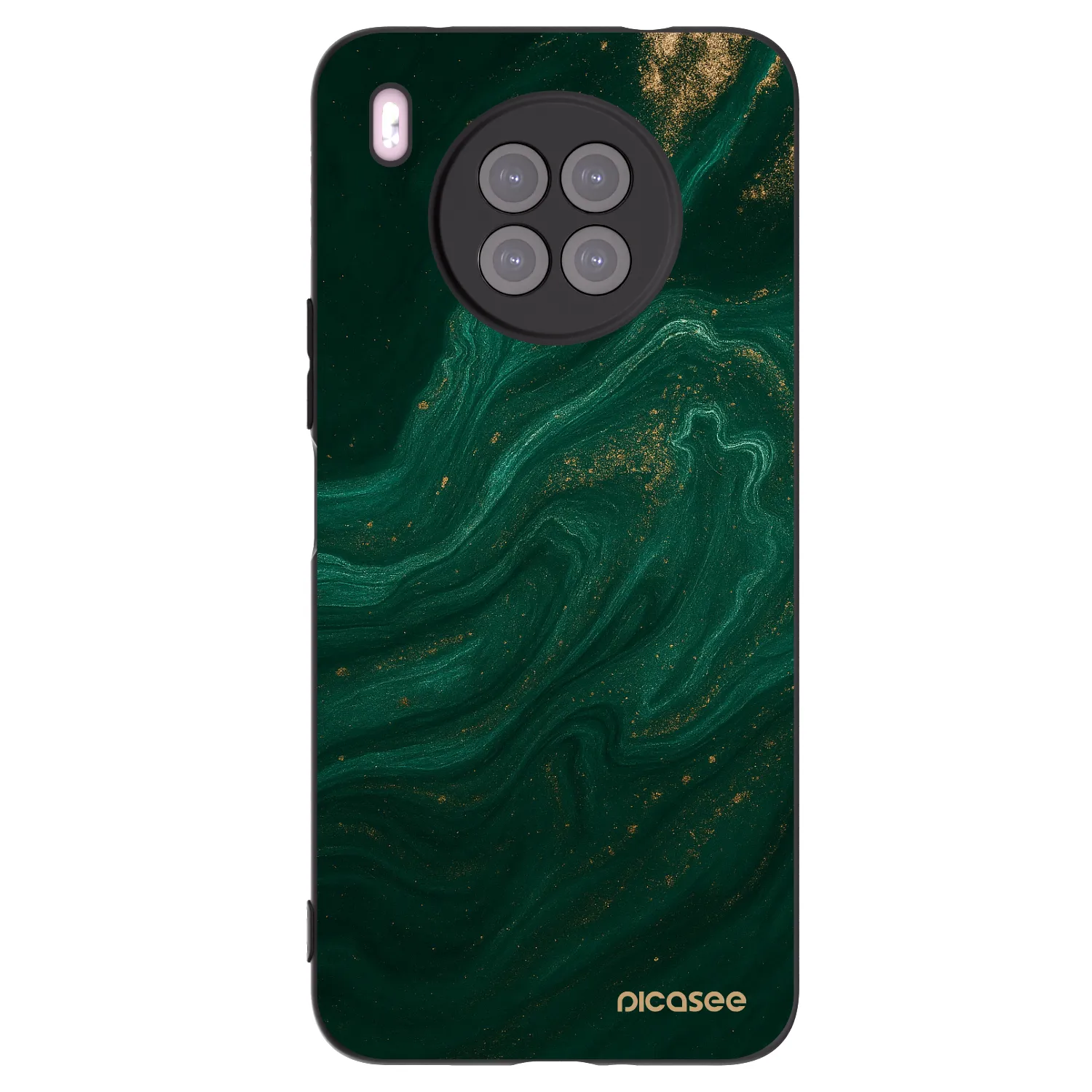 Picasee silikónový čierny obal pre Huawei Nova 8i - Green