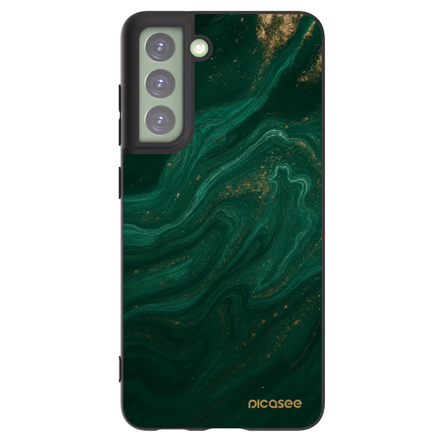 Picasee silikónový čierny obal pre Samsung Galaxy S21 FE 5G - Green