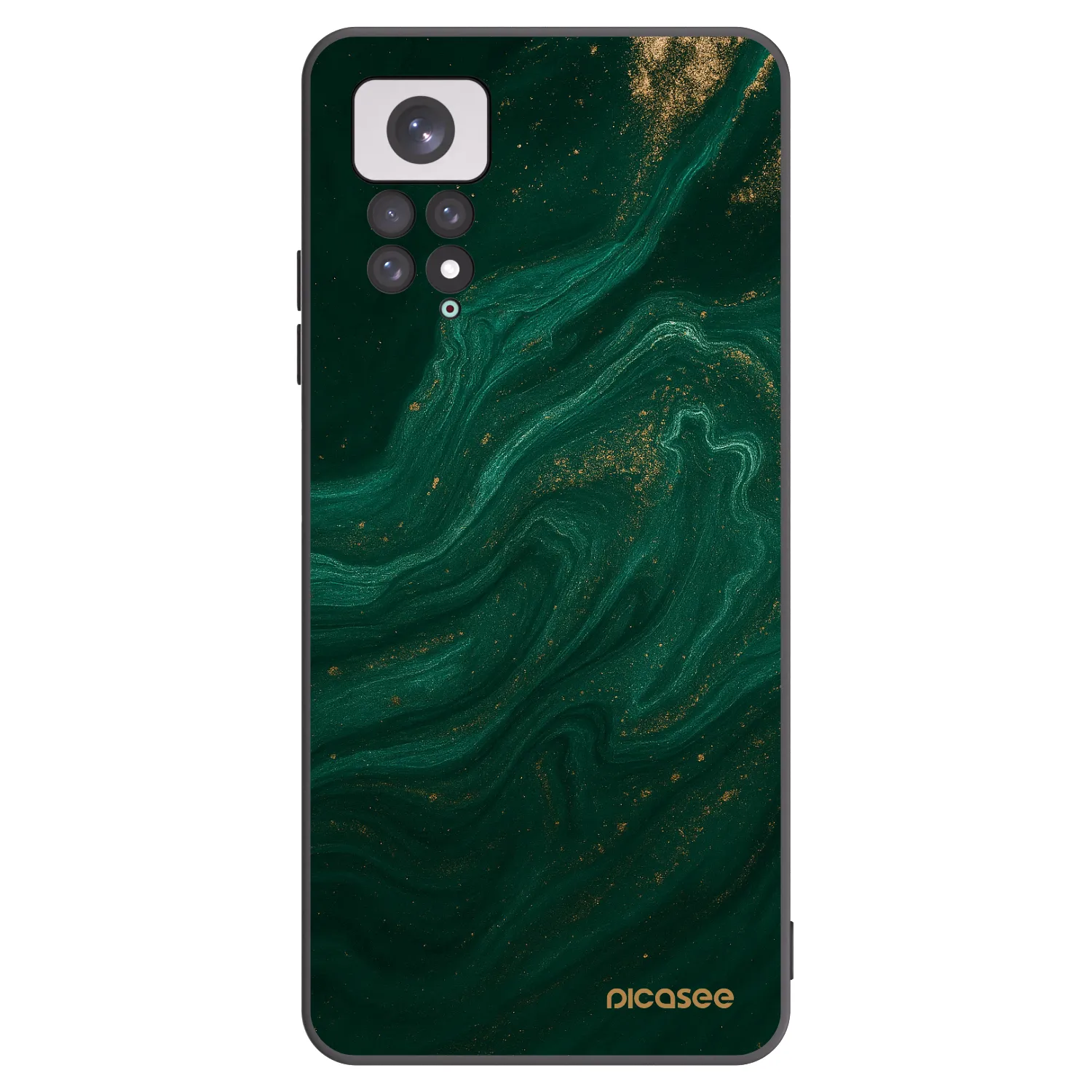 Picasee silikónový čierny obal pre Xiaomi Redmi Note 11 - Green