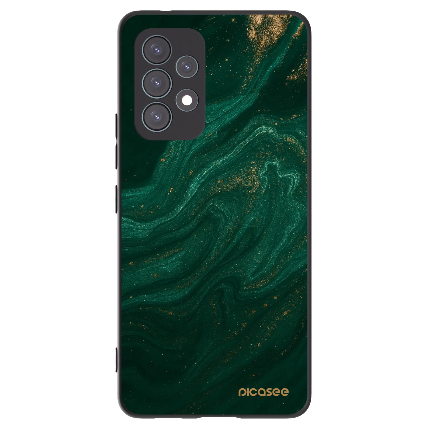 Picasee silikónový čierny obal pre Samsung Galaxy A53 5G A536 - Green