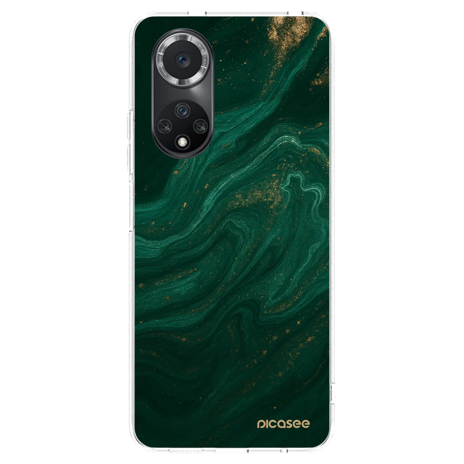 Silikónový prehľadný obal pre Huawei Nova 9 SE - Green