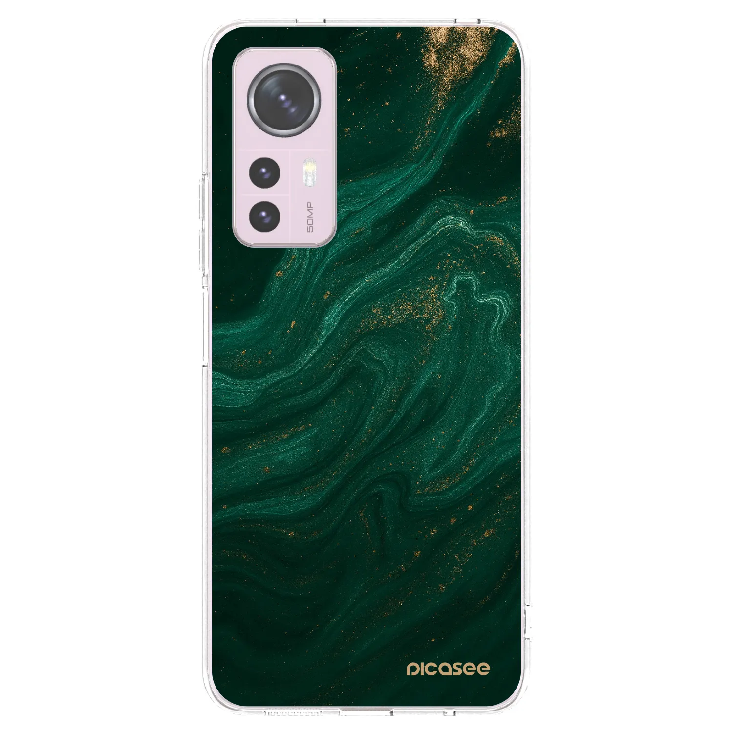 Picasee silikónový prehľadný obal pre Xiaomi 12 - Green