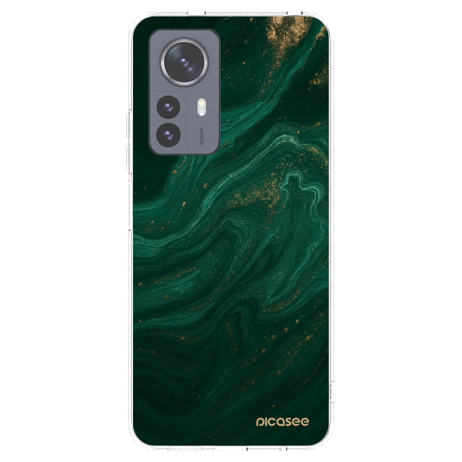 Picasee silikónový prehľadný obal pre Xiaomi 12 Pro - Green